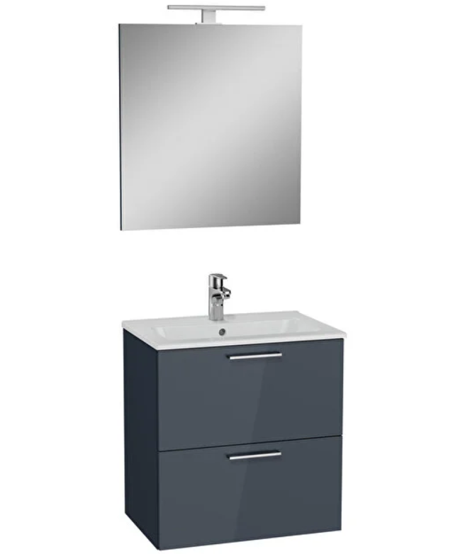 Vitra Mia 75102 Çekmeceli 60 cm Banyo Dolabı Seti