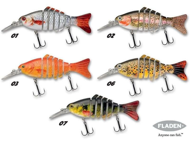 Fladen Realistic Multi-Jointed Ed Sahte Balık **TURNA KATİLİ**