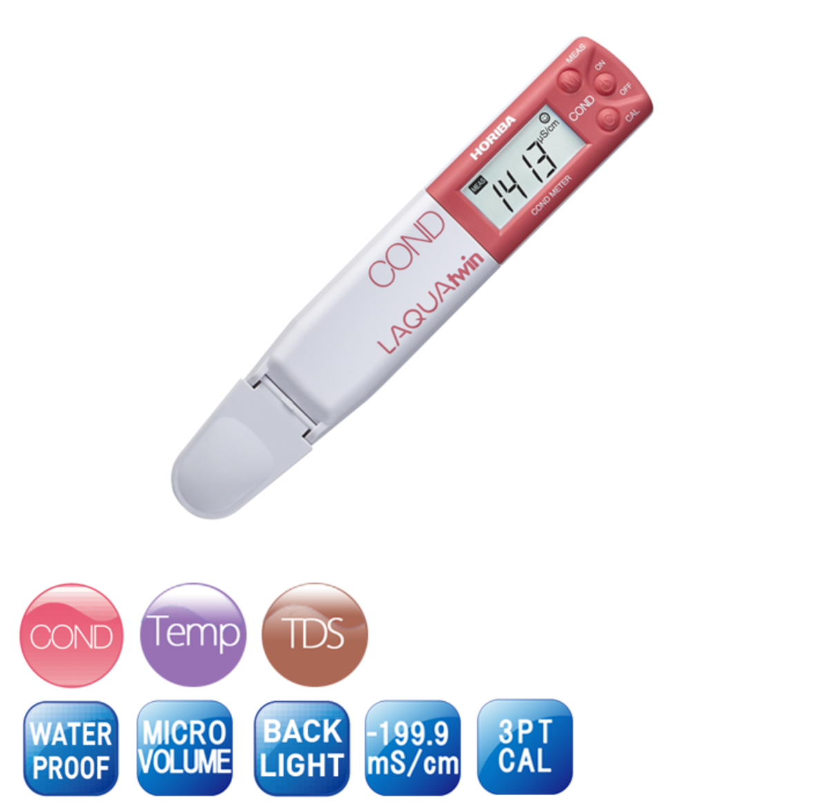 LAQUAtwin EC-33 Cep Tipi İletkenlik Ölçüm Cihazı