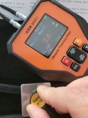 Victor 852C+ Ultrasonik Malzeme Kalınlık Ölçüm Cihazı - Kablolu Problu