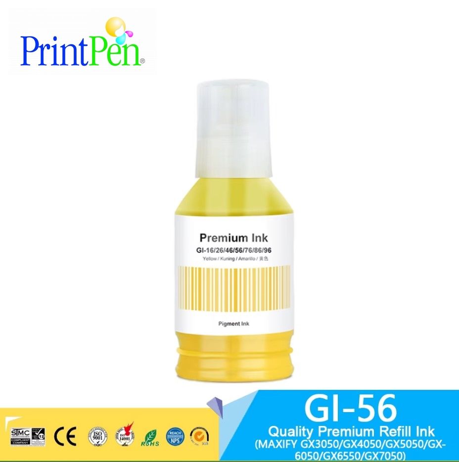 Printpen Canon GI-46 Yellow Mürekkep (140ml./Sise)