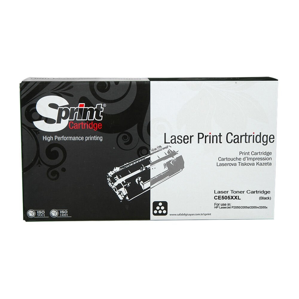 Sprint Hp Cf280xl Muadil Siyah Laser Toner Kartuş (80XL)