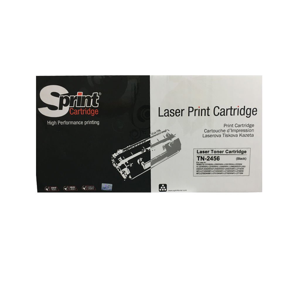 Sprint Brother TN-2456 Muadil Siyah Laser Toner Kartuş