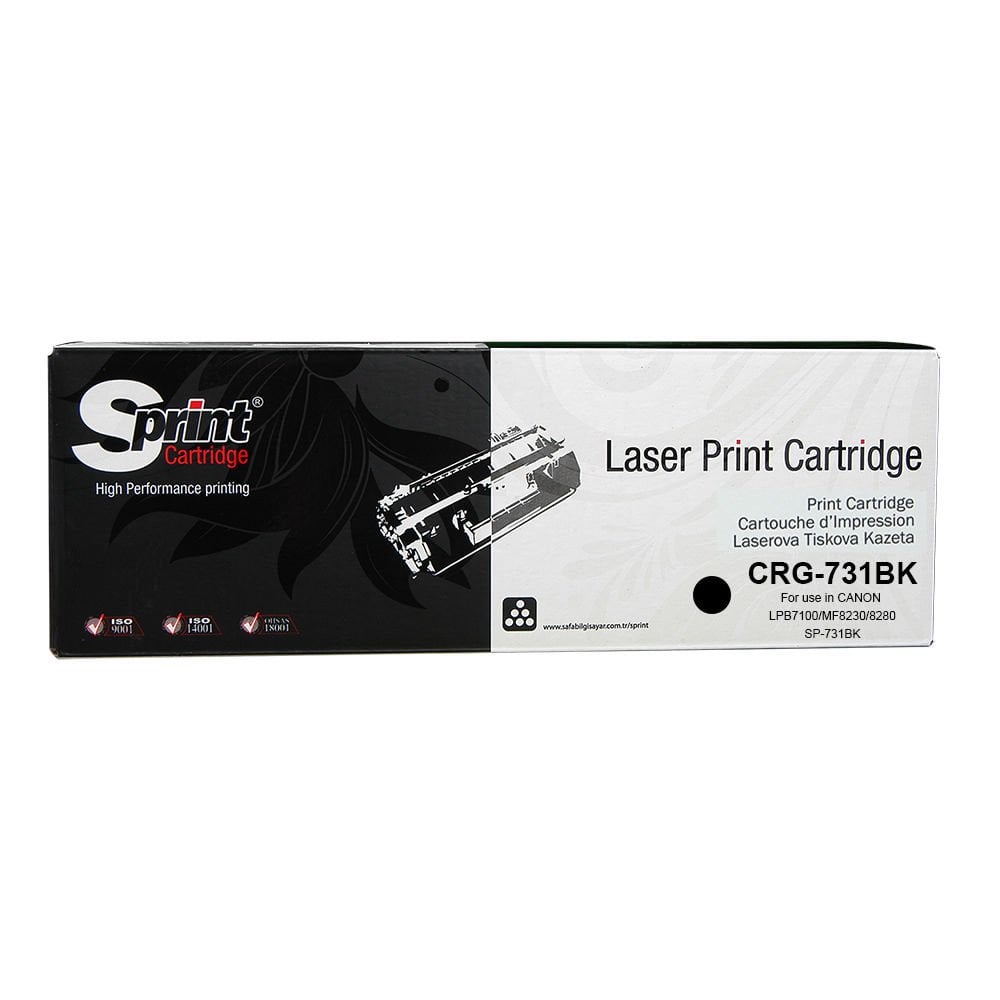 Sprint Canon CRG-731BK Siyah LaserJet Toner Kartuş (731)
