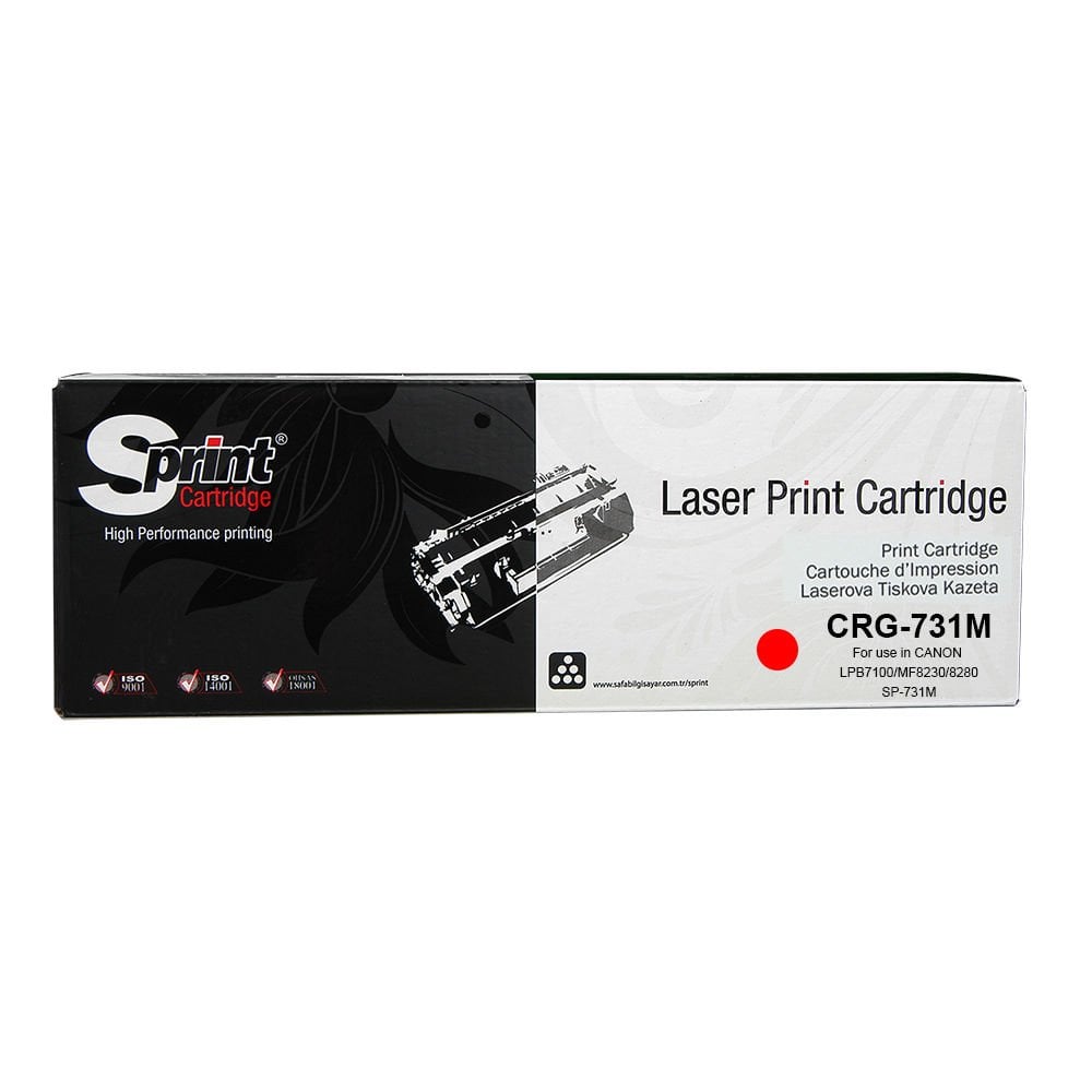 Sprint Canon CRG-731M Kırmızı LaserJet Toner Kartuş (731)