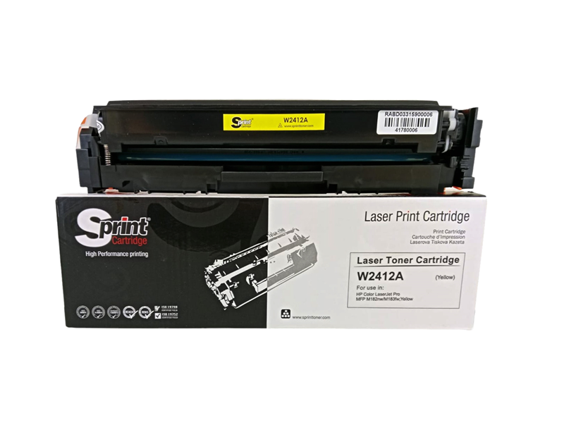 Sprint Hp W2412A Sarı LaserJet Toner Kartuşu (216A)