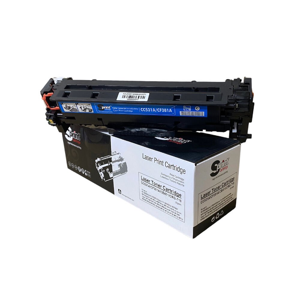 Sprint Hp CC531A Mavi LaserJet Toner Kartuş (304A)