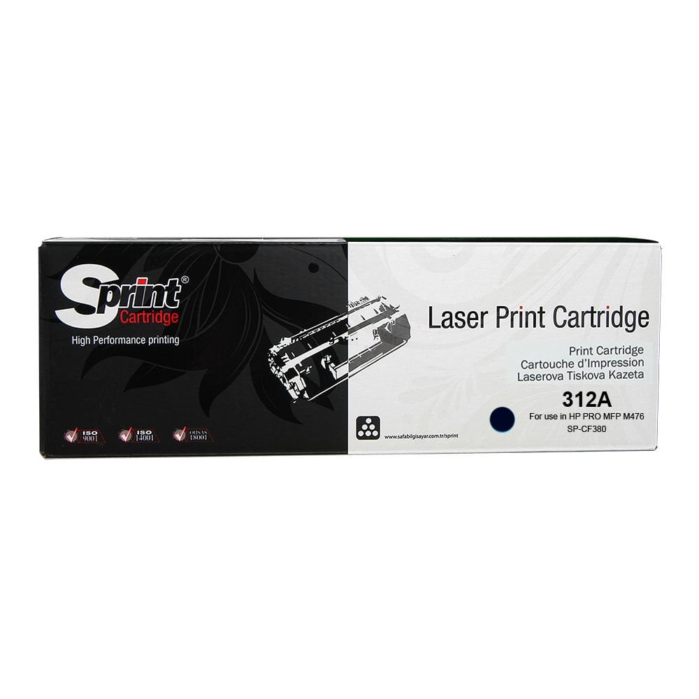 Sprint Hp CF380A Siyah LaserJet Toner Kartuş (312A)