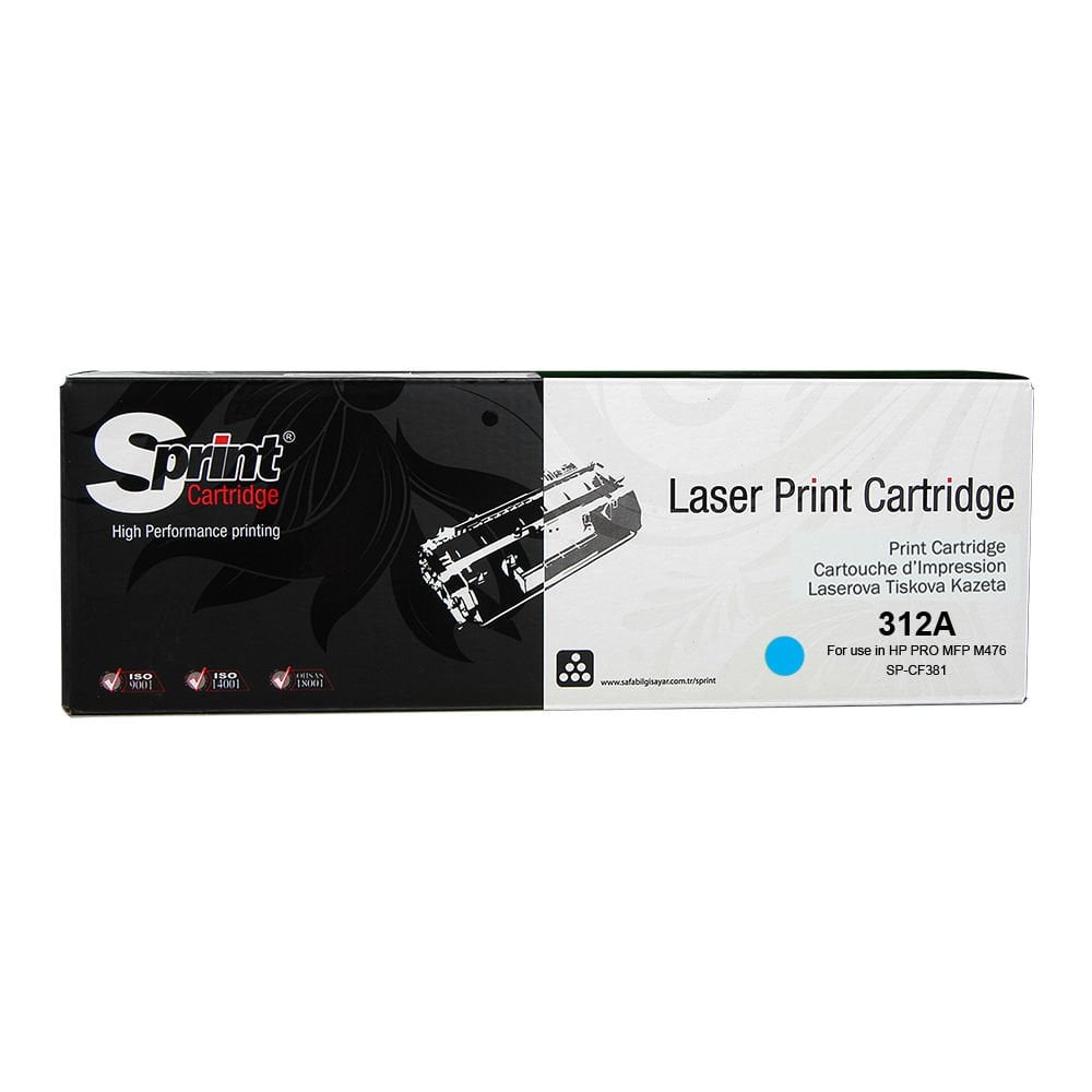 Sprint Hp CF381A Mavi LaserJet Toner Kartuş (312A)