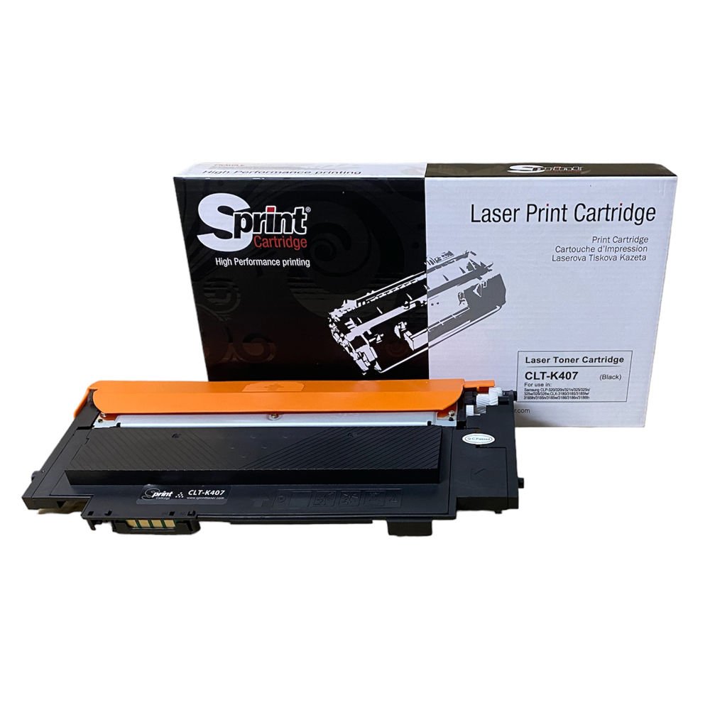 Sprint Samsung CLT-K407S Siyah Laser Toner Kartuş