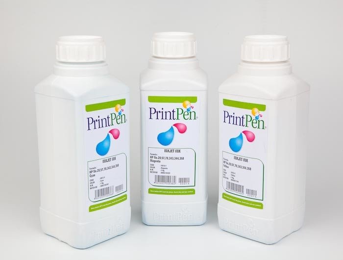 PrintPen DuraColor Ink HP Yellow 1Kg.