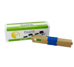 Printpen Oki C301 Sarı Laser Toner Kartuşu (44973541)