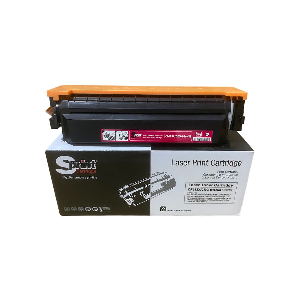 Sprint Hp CF413X & Canon CRG-046H Kırmızı LaserJet Toner Kartuşu (410X)