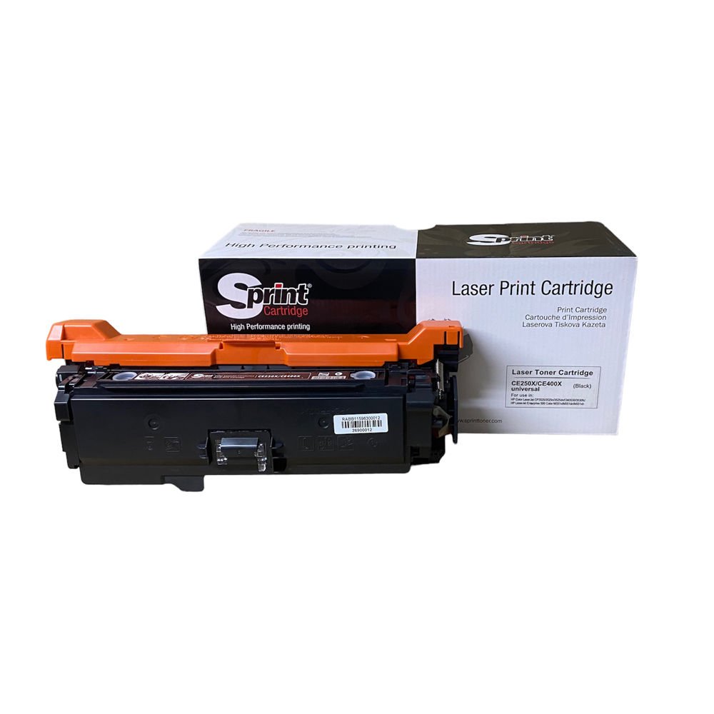 Sprint Hp CE400X, CE250X Siyah LaserJet Toner Kartuşu (507A)