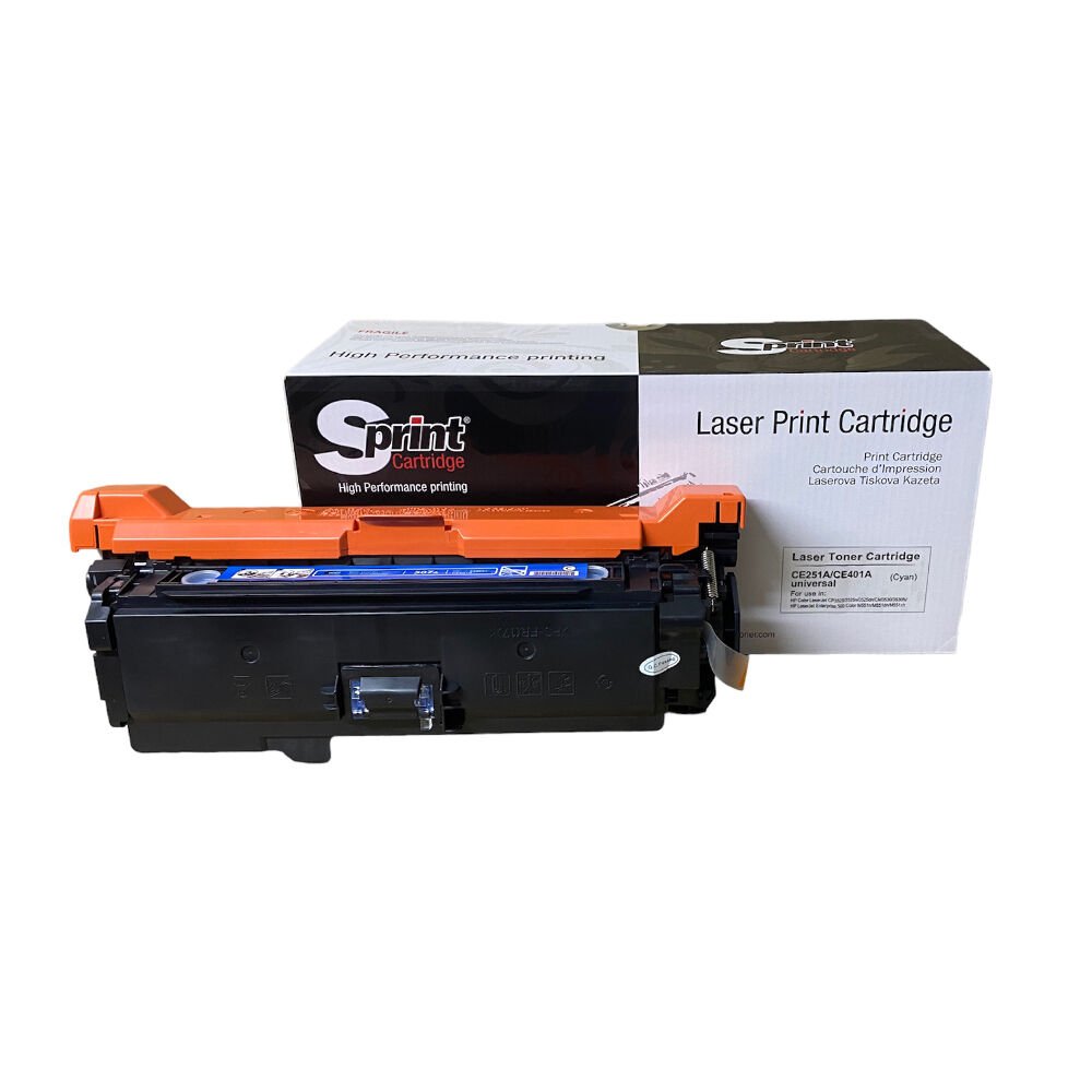 Sprint Hp CE401A, CE251A Mavi LaserJet Toner Kartuşu (507A)