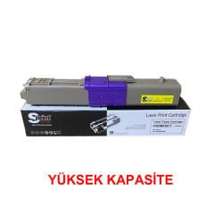 Sprint Oki C332dn, MC363dn Sarı Laser Toner Kartuş (46508733)