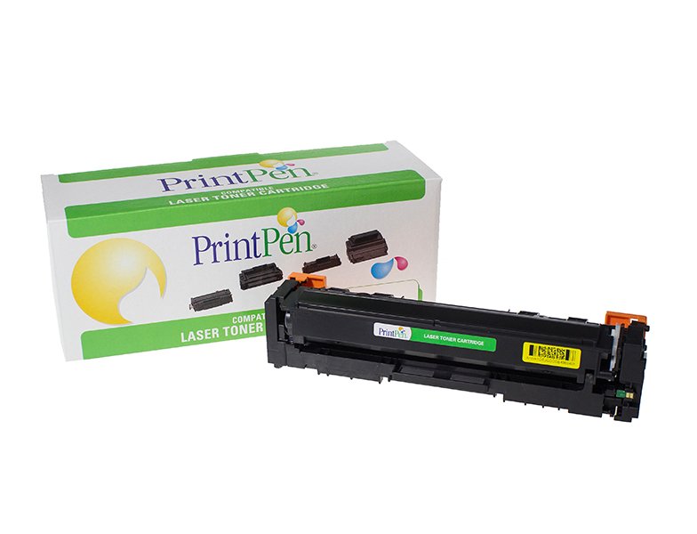 Printpen Hp CF402A (201A) & Canon CRG-045Y Yellow LaserJet Toner Kartuşu