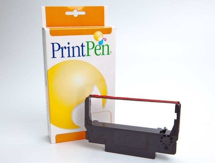 Printpen Epson ERC-30 / ERC-34 / ERC-38 Kırmızı-Siyah Şerit