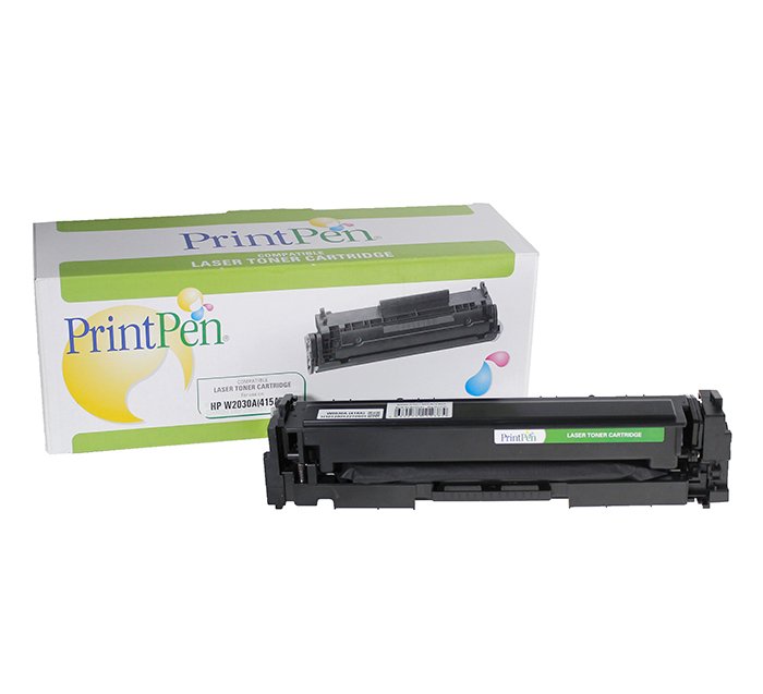 Printpen Hp W2030A (415A) & Canon CRG-055BK Black Chipsiz LaserJet Toner Kartuşu