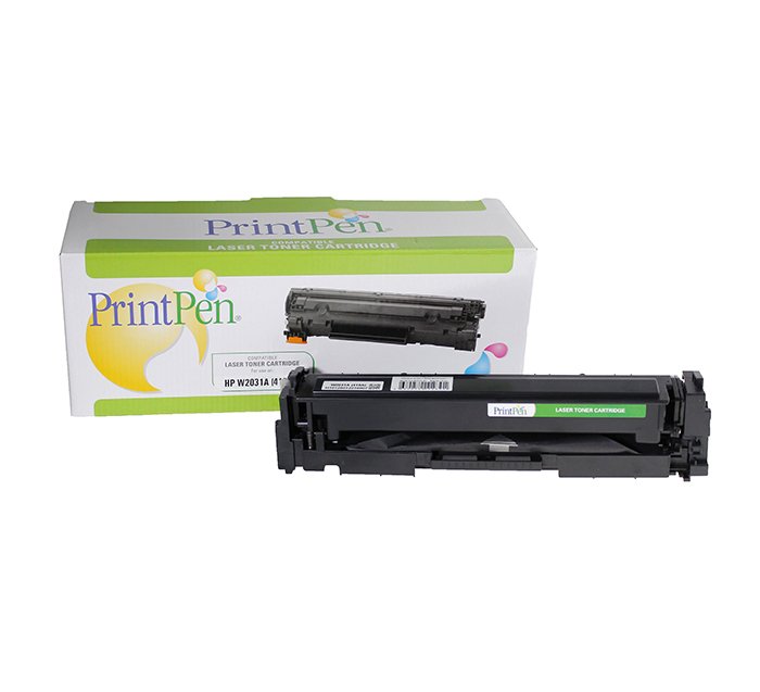 Printpen Hp W2031A (415A) & Canon CRG-055C Cyan Chipsiz LaserJet Toner Kartuşu