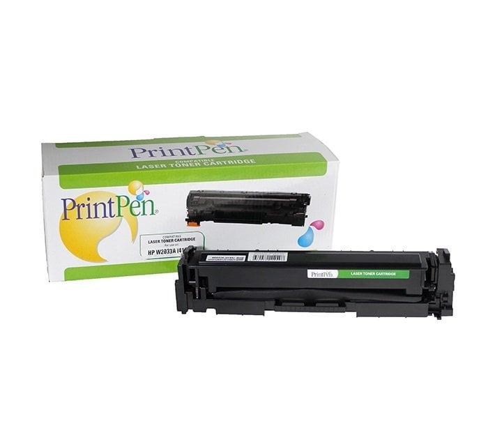 Printpen Hp W2033A (415A) & Canon CRG-055M Magenta Chipsiz LaserJet Toner Kartuşu
