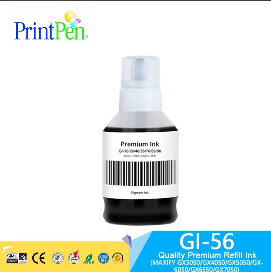 Printpen Canon GI-46 Black Mürekkep (175ml./Sise)