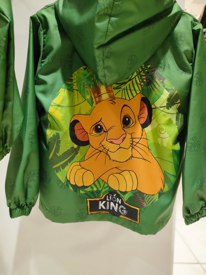 Aslan Kral Baskılı Yağmurluk Yeşil