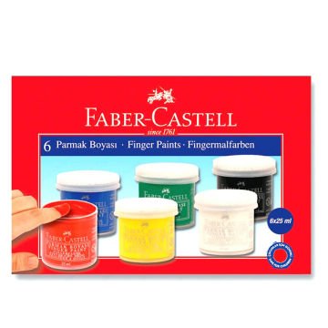 Faber Castell 6 Renk Parmak Boyası