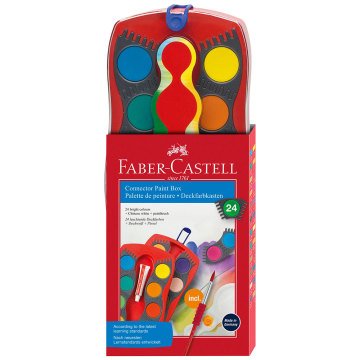 Faber Castell 24 Renk Değiştirilebilir Tablet Sulu Boya