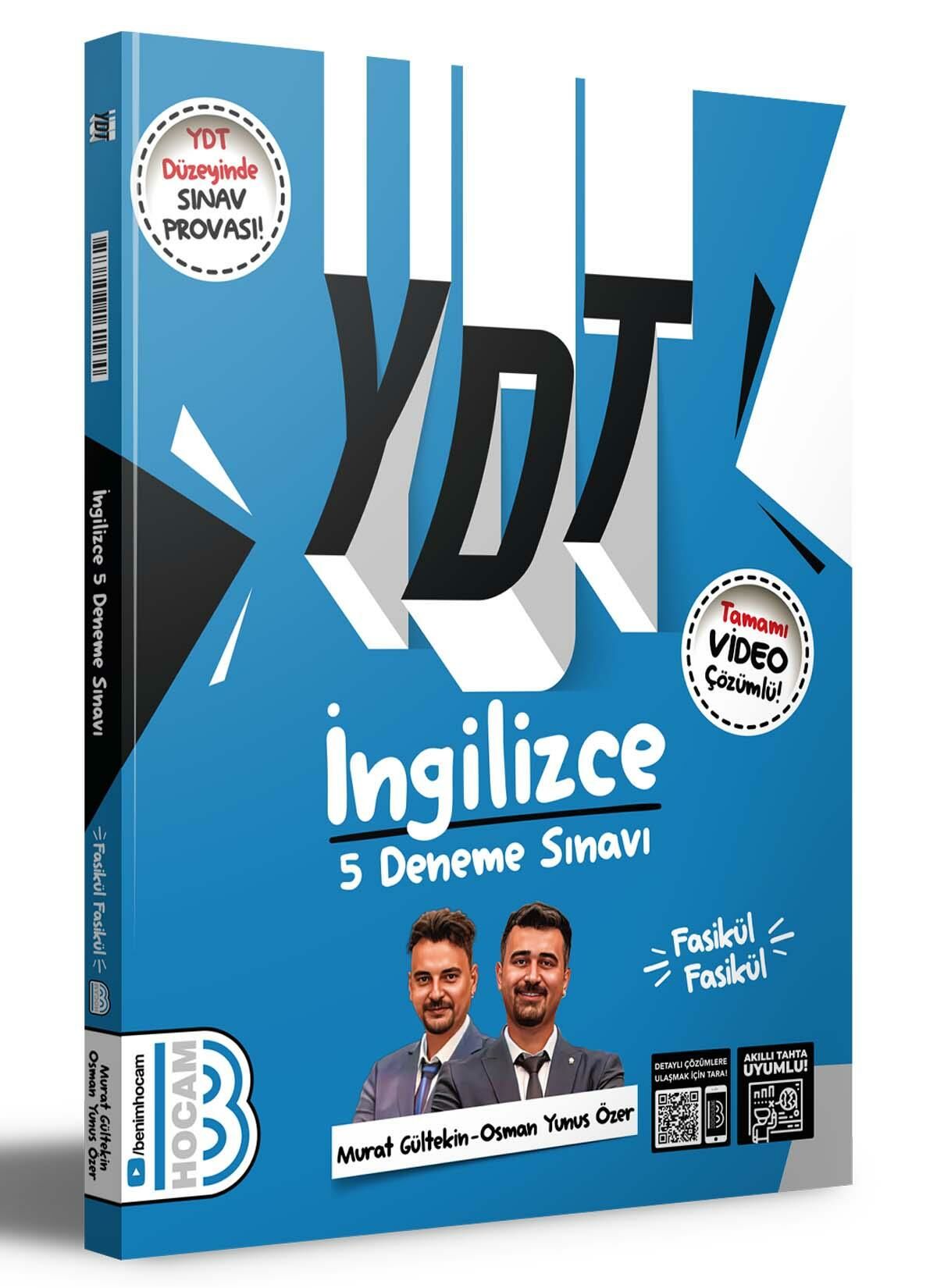 Benim Hocam YDT İngilizce Çözümlü 5 Deneme