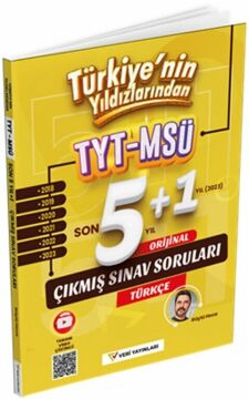 Veri Yayınları TYT MSÜ Türkçe Son 6 Yıl Çıkmış Sorular (2018-2023)