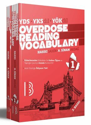 Benim Hocam Yayınları YDS YKSDİL YÖKDİL Overdose Reading Vocabulary Skills