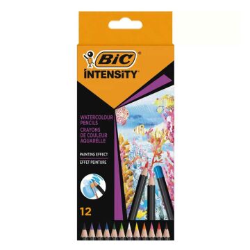 Bic İntensity Aquarelle 12 Renk Sulu Boya Kalemi