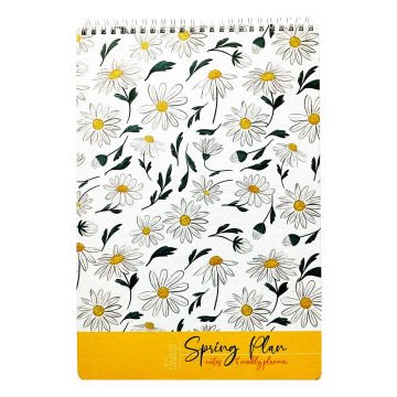 Gıpta Spring Plan Spiralli Sert Kapak 54 Yaprak A4 Haftalık Planlayıcı Model-1