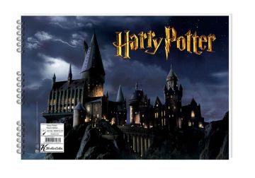 Keskin Color Spiralli Harry Potter Karton Kapak 15 Yaprak 25x35 Resim Defteri Model-2