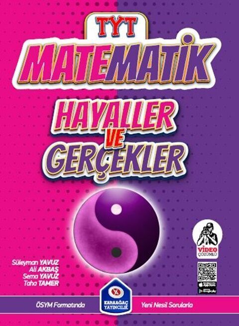 Karaağaç Yayınları TYT Matematik Hayaller ve Gerçekler Soru Bankası