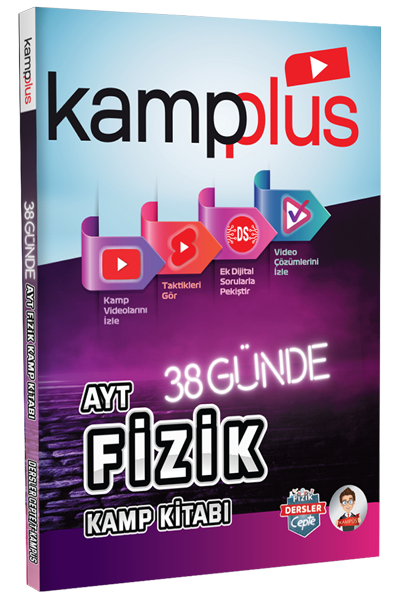 Kampplus Yayınları AYT Fizik 38 Günde Kamp Kitabı