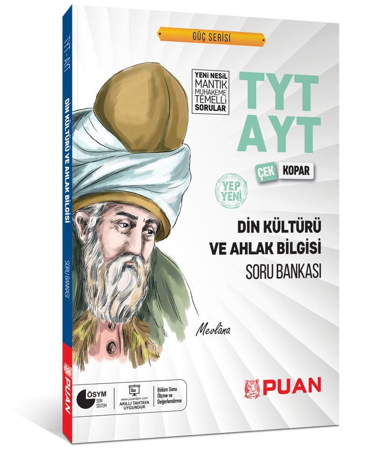 Puan Yayınları TYT AYT Din Kültürü ve Ahlak Bilgisi Soru Bankası