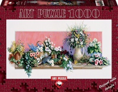 Art Puzzle Bir Çiçek Dünyası 1000 Parça Puzzle