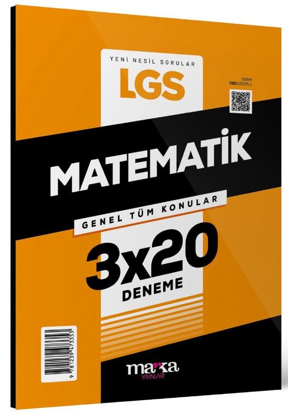 Marka Yayınları 8. Sınıf LGS Matematik 3x20 Deneme