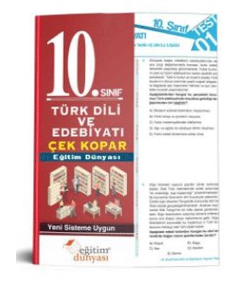Eğitim Dünyası Yayınları 10. Sınıf Türk Dili ve Edebiyatı Yaprak Test