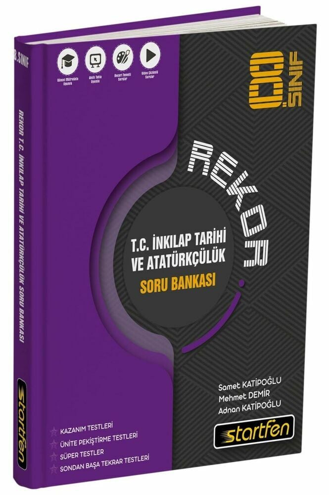 Startfen Yayınları 8. Sınıf LGS İnkılap Tarihi ve Atatürkçülük Rekor Soru Bankası
