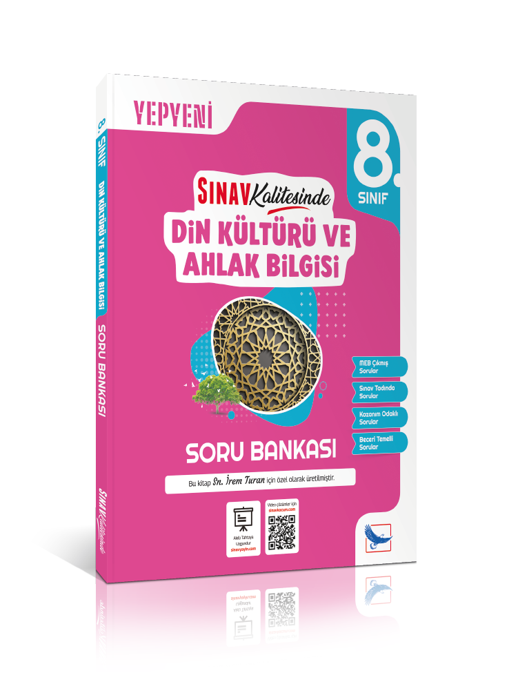 Senin Kitabın Sınav Kalitesinde 8. Sınıf LGS Din Kültürü ve Ahlak Bilgisi Pink Edition Soru Bankası