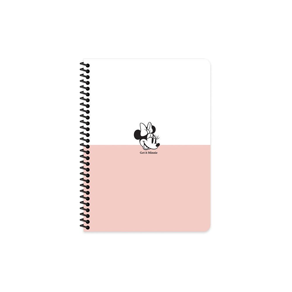Keskin Color Minnie Mouse Spiralli Get It Minnie Karton Kapak 80 Yaprak 16,5*22,5 Çizgili Defter