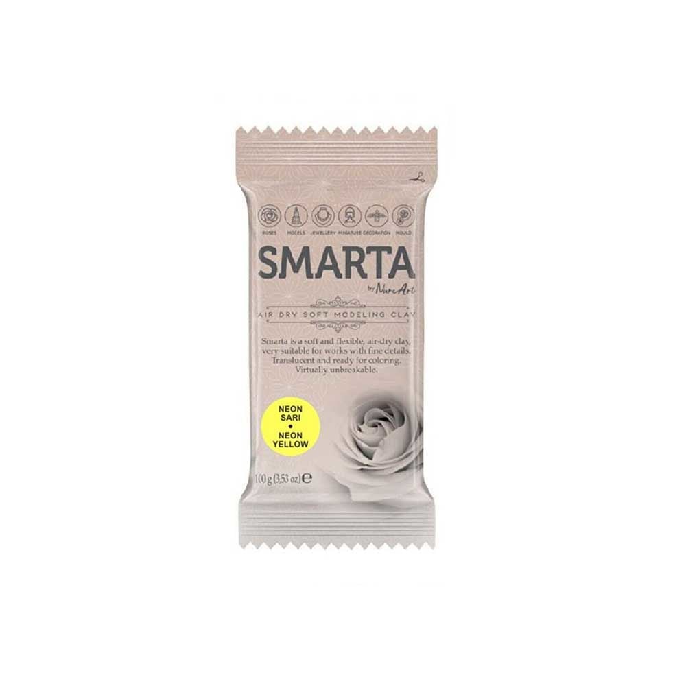 Smarta 100 gr Neon Sarı Modelleme Kil Hamuru