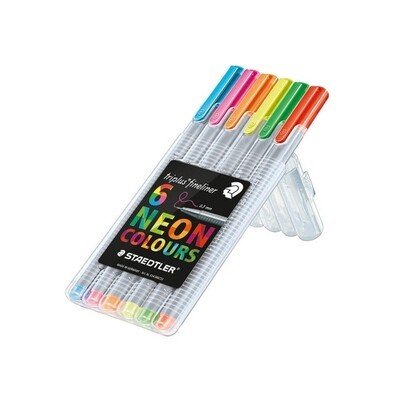 Staedtler Fineliner Neon Renk 6' lı Set