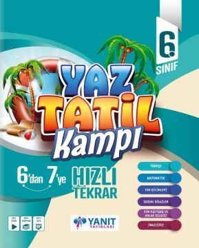 Yanıt Yayınları 6. Sınıf Yaz Tatil Kitabı