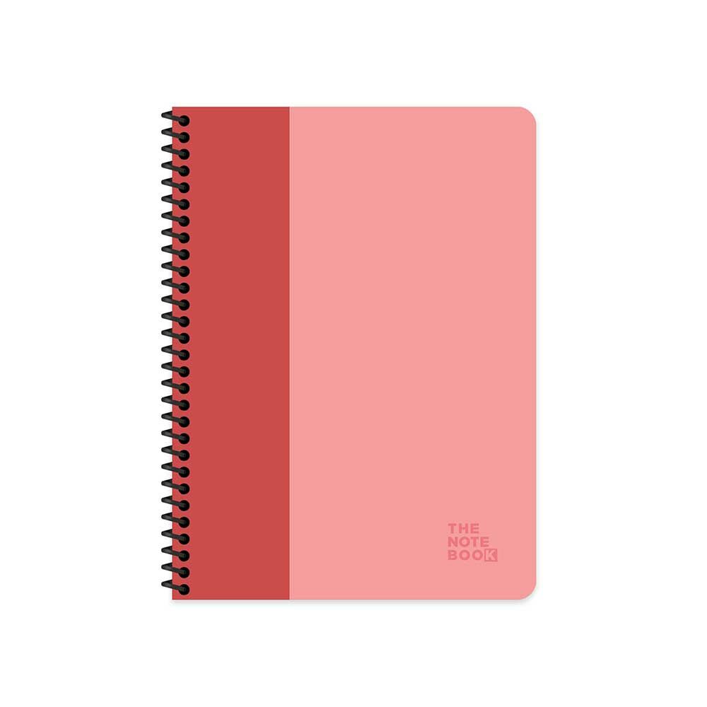 Keskin Color The Notebook 2 Renk Spiralli Kırmızı Karton Kapak 72 Yaprak 18,5*25 Kareli Defter