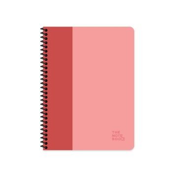 Keskin Color The Notebook 2 Renk Spiralli Kırmızı Karton Kapak 72 Yaprak 18,5*25 Kareli Defter