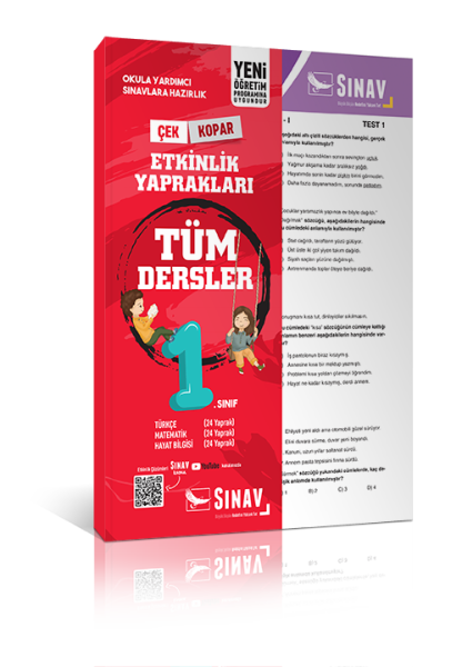 Sınav Yayınları 1. Sınıf Tüm Dersler Yaprak Test